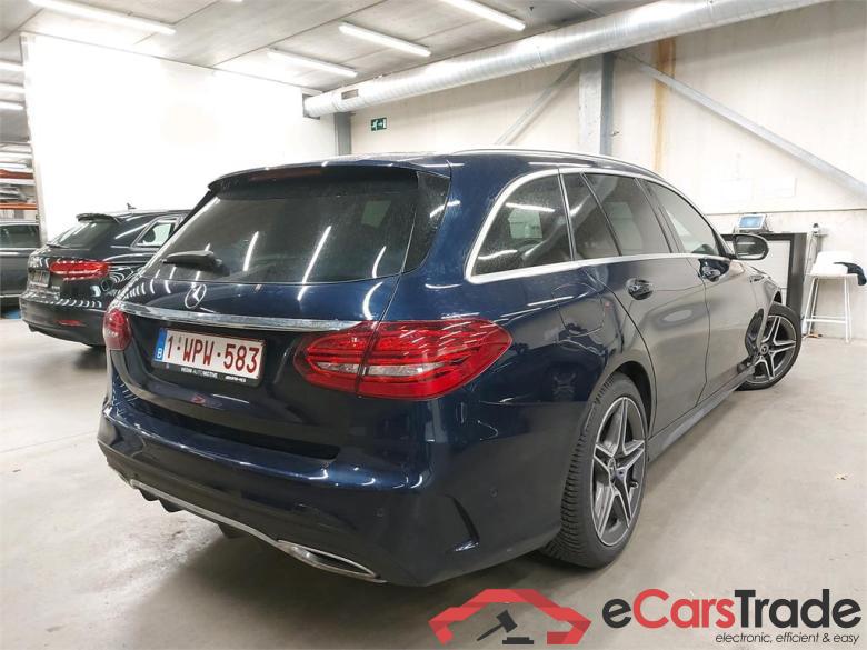 Mercedes C 200 d AMG LED-Xenon Navi Sport-Leather KeylessGo Klima PDC ... #2