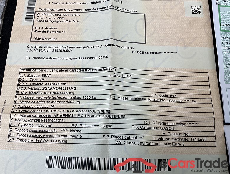 SEAT Leon Leon 1.6 TDI REFER 4d 66 D36 5-s #3