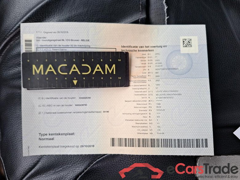 OPEL VIVARO 2700 FOU SWB DSL - 2014 1.6 CDTi L1H1 Edition (EU6) #4