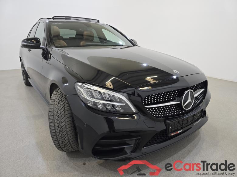 Mercedes C 180d AMG Night Aut. Pano LED-Xenon Navi Sport-Leather KeylessGo Camera Klima PDC ... #3