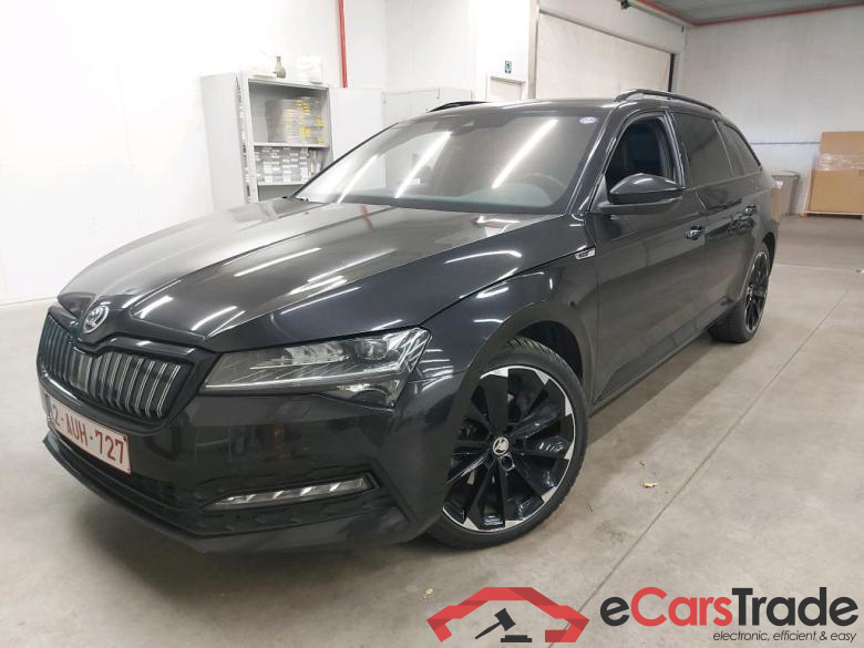 SKODA - SKO SUPERB COMBI 1.4 TSI iV 218PK DSG6 Sportline With Electric Ventilated Mem Seats & Lane & Side Assist & Canton Sound & Area 360 View & Removable Trailer Hook  * HYBRID *
