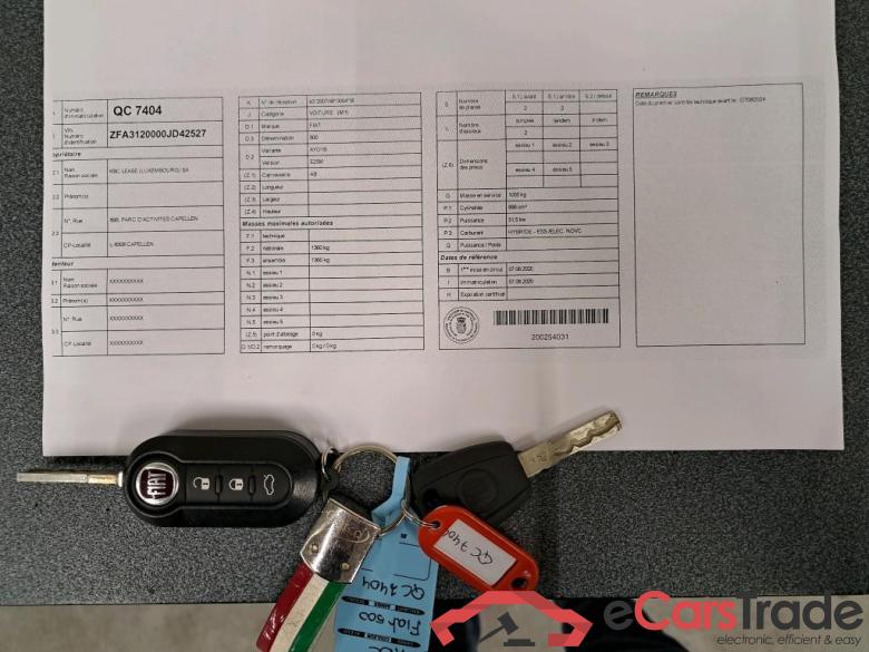 FIAT - FIA 500 1.0 Hybrid 70PK Star Pack Cromata & Uconnect Nav & Automatic Airconditioning * HYBRID * #4