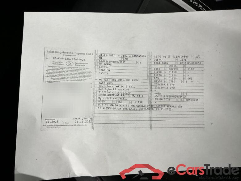 MG EHS ´21 MG EHS PHEV Comfort 5d 119kW #5