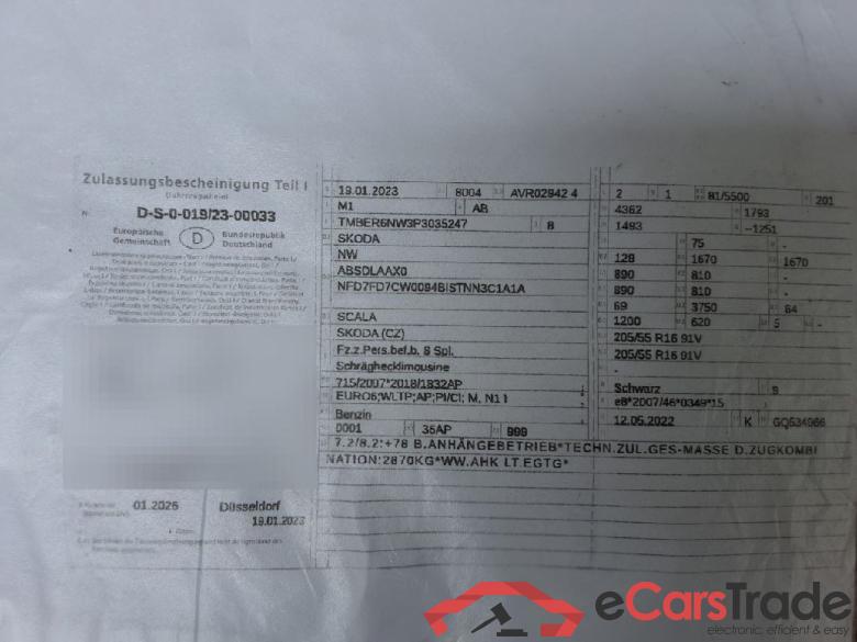 Skoda Scala ´19 Scala Ambition 1.0 TSI 81KW AT7 E6d #1