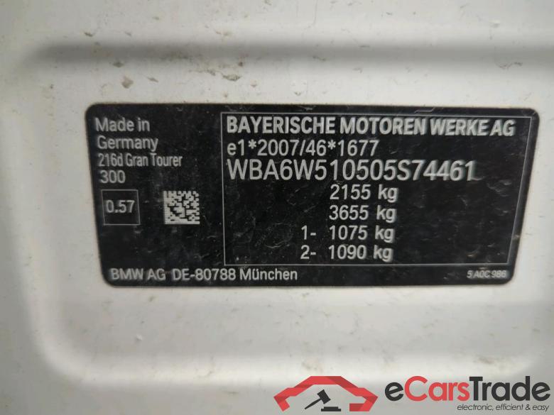 BMW 2-Serie Gr.Tour ´15 Baureihe 2 Gran Tourer 216 d Sport Line 1.5 85KW AT7 E6d #4