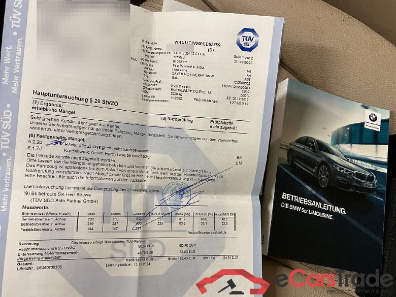 BMW 5-Serie ´16 Baureihe 5 Lim. 520 d Luxury Line 2.0 140KW AT8 E6dT