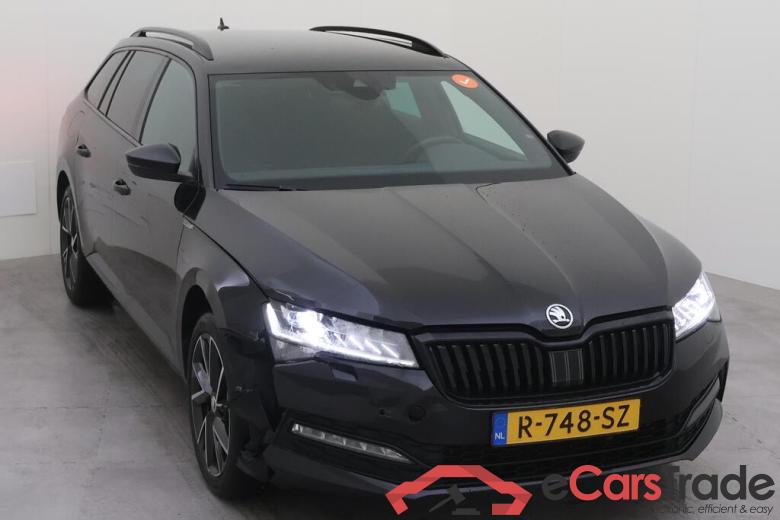 Skoda Superb Combi 1.4 TSI 150Hp SportLine Aut. LED-Xenon Virtual Navi Sport-Leather-Alcantara KeylessGo Camera Klima PDC ... #2