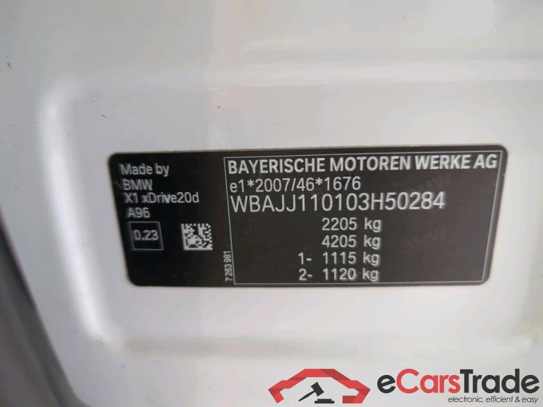 BMW X1 ´15 Baureihe X1 xDrive 20 d Sport Line 2.0 140KW AT8 E6dT #4
