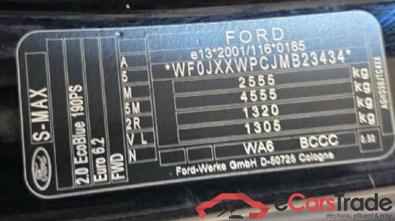 S-Max ST-Line 2.0 EcoBlue 140KW AT8 E6d #5 S-Max ST-Line 2.0 EcoBlue 140KW AT8 E6d #5