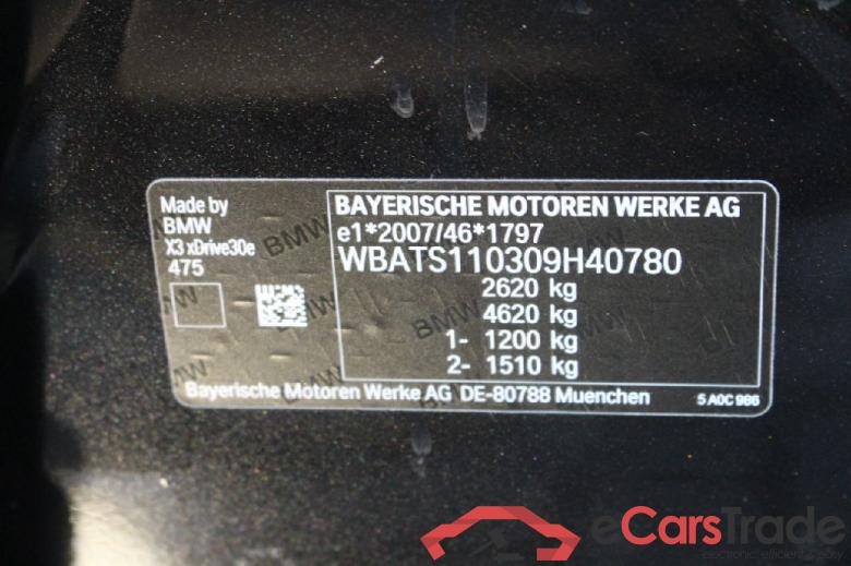 Baureihe X3 xDrive 30 e Advantage 2.0 215KW AT8 E6d #5 Baureihe X3 xDrive 30 e Advantage 2.0 215KW AT8 E6d #5