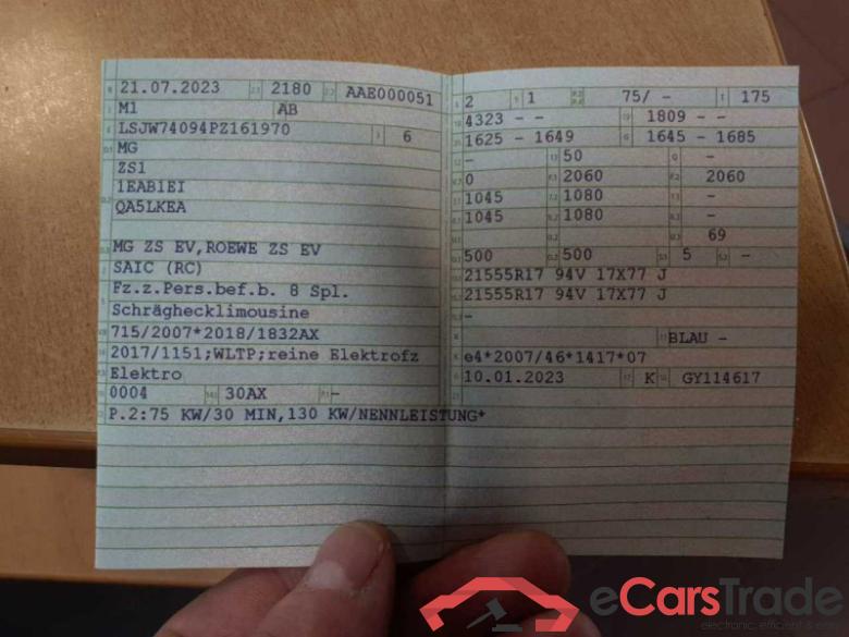 MG ZS EV (01.2021->), Comfort Standard, 2021 - 2025 #2