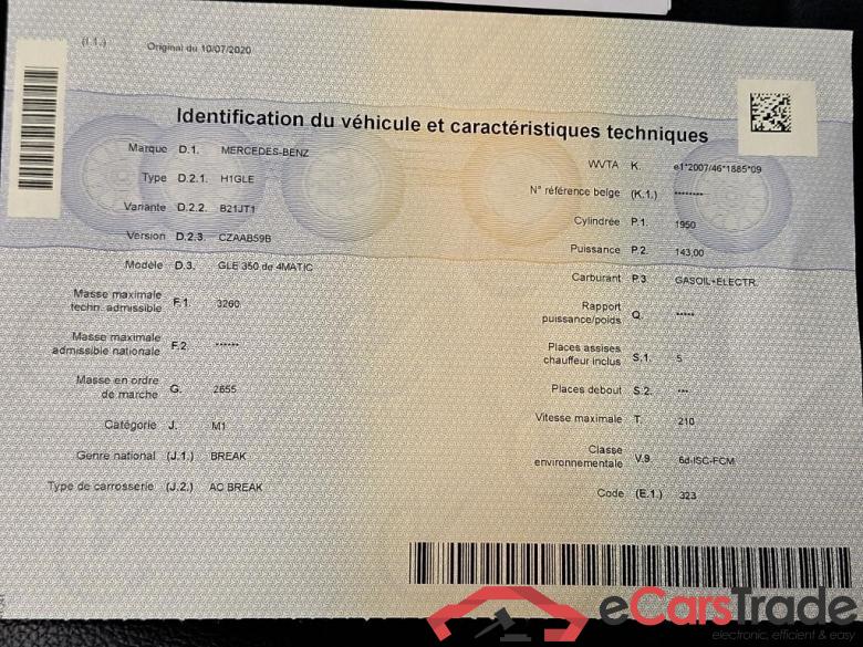 MERCEDES-BENZ CLASSE GLE DIESEL (W167) GLE 350 de 4-Matic PHEV #5