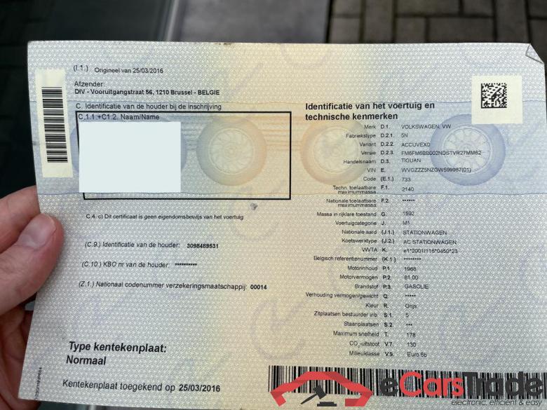 VOLKSWAGEN Tiguan Tiguan Trend & Fun 2.0 TDI SCR BlueMotion Technology 81 kW (110 ch) 6 vitesses manuel #5