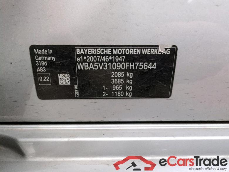 BMW - BMW 3 BERLINE 318dA 150PK Luxury Pack Business Plus With Vernasca Leather & Head Up #6