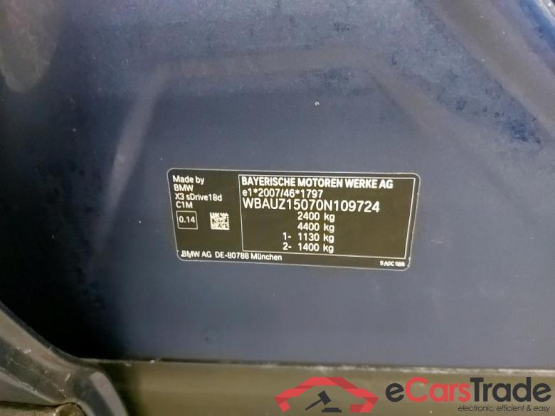 BMW - BMW X3 sDrive18dA 136PK With Vernasca Leather & Driving Assistant Pack #6