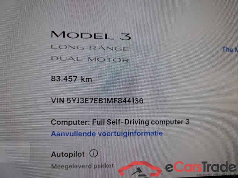 TESLA - TES MODEL 3 Long-Range Dual Motor AWD 476PK With Towing Hook   * ELECTRIC * #5