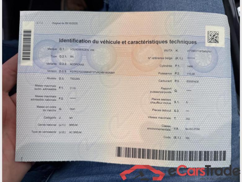 VOLKSWAGEN Tiguan Platinum 1.5 TSI ACT OPF 110 kW (150 ch) 7 vitesses DSG #5