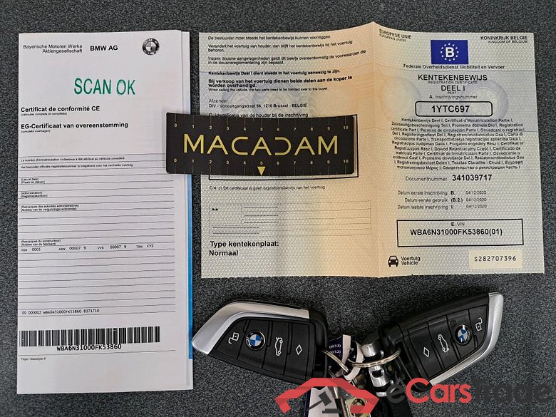 BMW - BMW 3 TOURING 330e 292PK Pack Business With Vernasca Leather & Driving Assistant & Parking Assistant Pack & Electric Trailer Hook  * HYBRID * #4