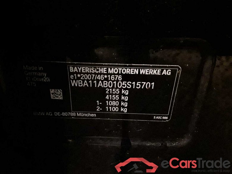 BMW X1 (F48)(2015->) DE - SUV5 xDrive20i EU6d-T, Advantage (EURO 6d-TEMP)(OPF), (Facelift) 2019 - 202 #3