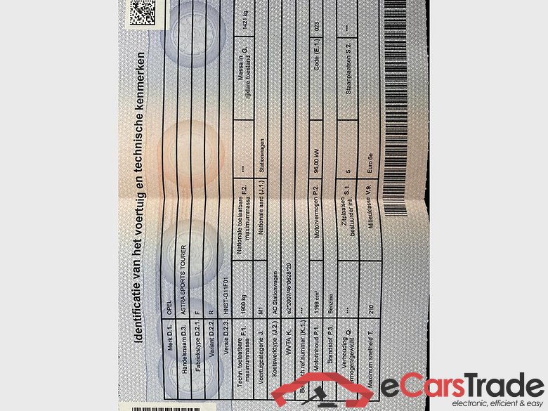 OPEL Astra Sports Tourer Astra Sports Tourer 1.2 Turbo GS S/S #6