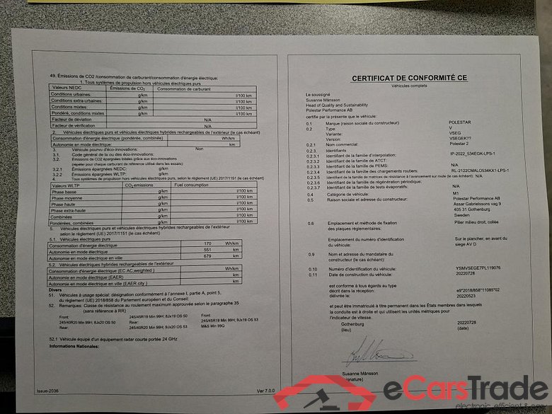 Polestar 2 LONG RANGE SINGLE MOTOR #6