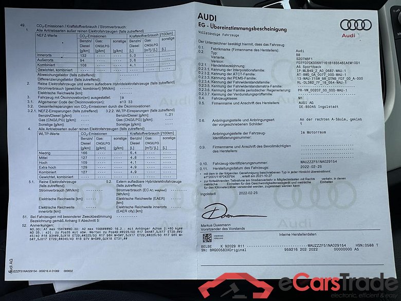 AUDI A5 Sportback Audi A5 Sportback Business Edition S line 30 TDI  100(136) kW(pk) S tronic #6