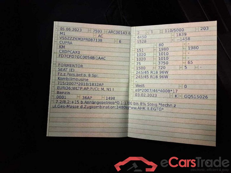 Cupra Formentor (KM7)(08.2020->) DE - SUV5 1.5 TSI EU6d, 2020 - 2024 #4