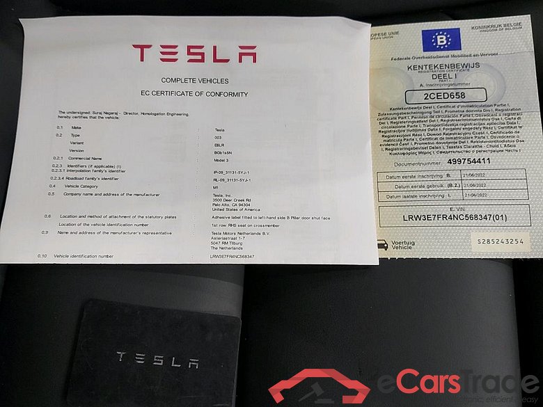 TESLA - TES MODEL 3 Standard RWD 325PK Plus * ELECTRIC * #4