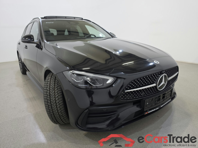 Mercedes-Benz C 200d AMG Night Aut. Pano LED-Xenon Widescreen Ambient Navi Sport-Leather KeylessGo Camera Klima PDC ... #3