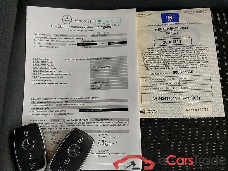 MERCEDES - MER EQA 250 Business Solution Luxury 190PK Pack Smartphone Integration & Trailer Hook With ESP  * ELECTRIC * #4