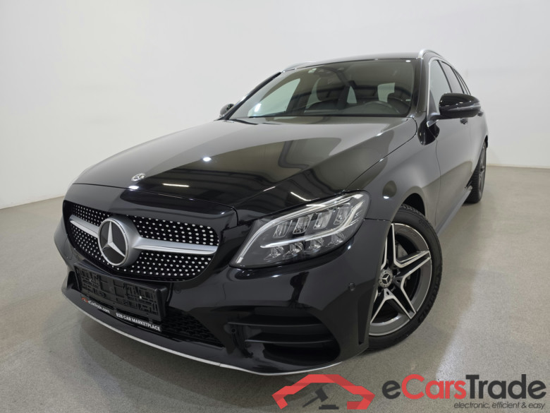 Mercedes C 180d AMG Aut. LED Widescreen Navi Sport-Leather-Alcantara KeylessGo Camera Klima PDC ...