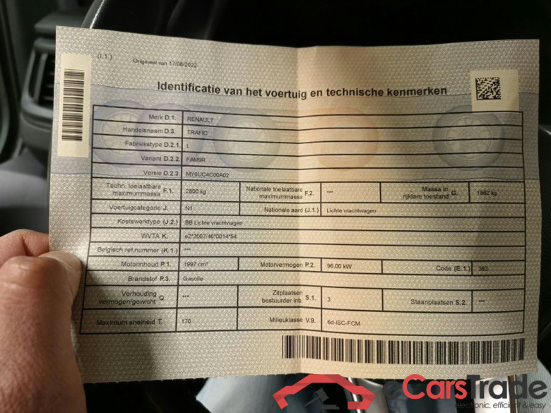Renault Trafic L1H1 dCi 130 Confort 2.7T 5d #4