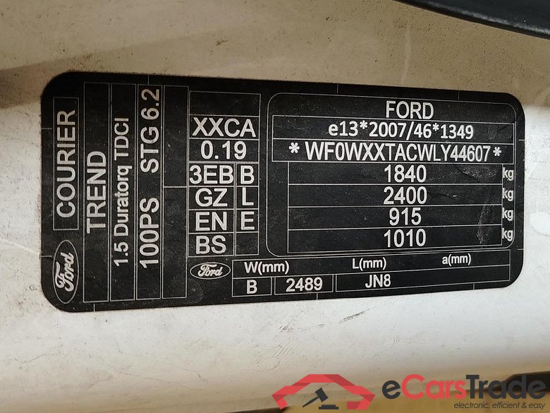 Transit Courier Trend 1.5 TDCi 74KW MT6 E6dT #5