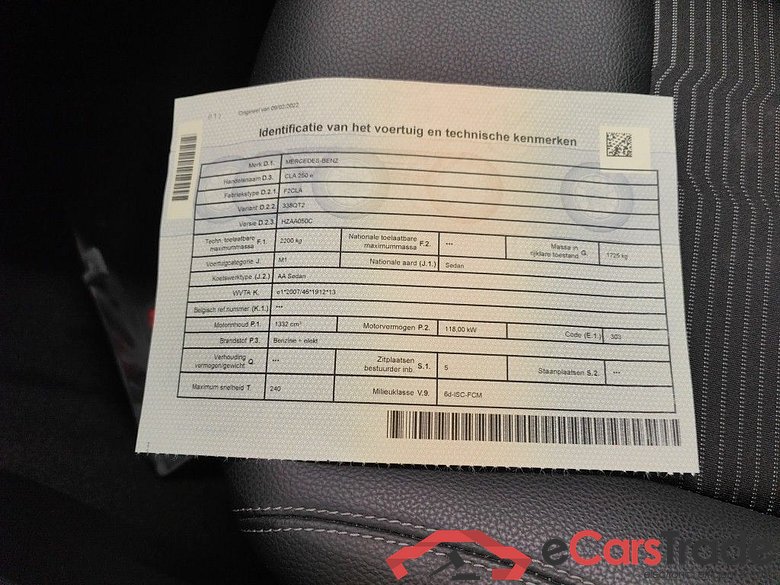 Mercedes-Benz CLA CLA 250 e Business Solution 4d #4