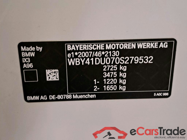 BMW I - BMW IX3 286PK Impressive With Heated Electric Vernasca Seats & Adaptive M Suspension & Dark Shadow Pack & Electric Trailer Hook * ELECTRIC * #6