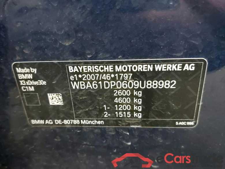 BMW - BMW X3 xDrive30e 272PK Pack Innovation With Head Up & Travel & Comfort & Driving Assistant Professional & Adaptive Suspension & Harman Kardon & Parking Assistant Plus & Towing Hook * HYBRID * #6