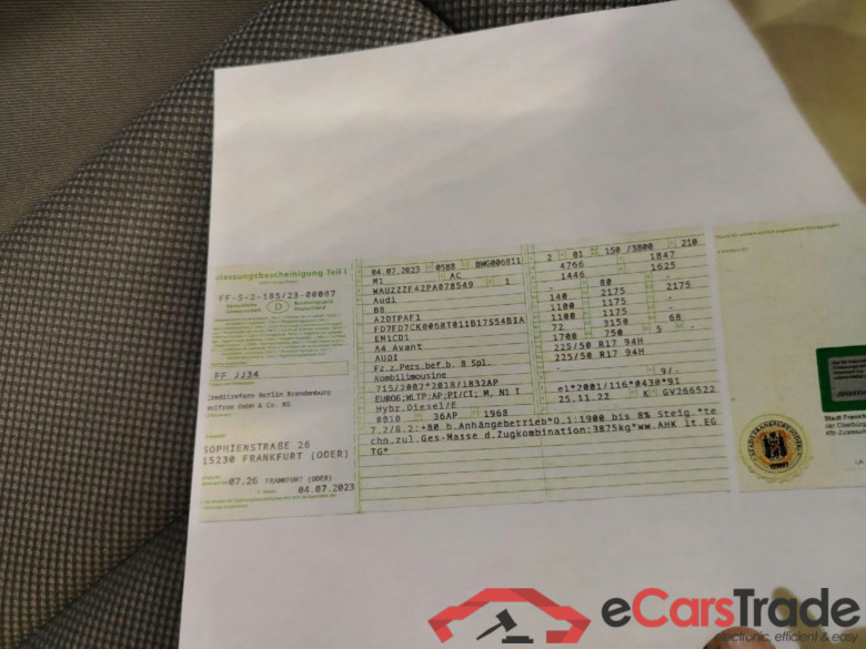 A4 Avant 40 TDI 2.0 TDI 150KW AT7 E6d #2