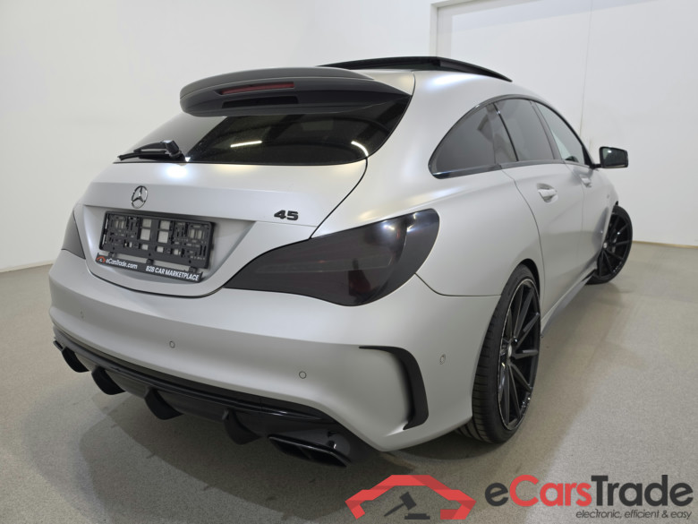 Mercedes CLA 45 SB 4MATIC AMG Night Aut. Pano LED CarPlay Navi 1/2 Sport-Leather-Alcantara KeylessGo Camera Klima PDC ... #4