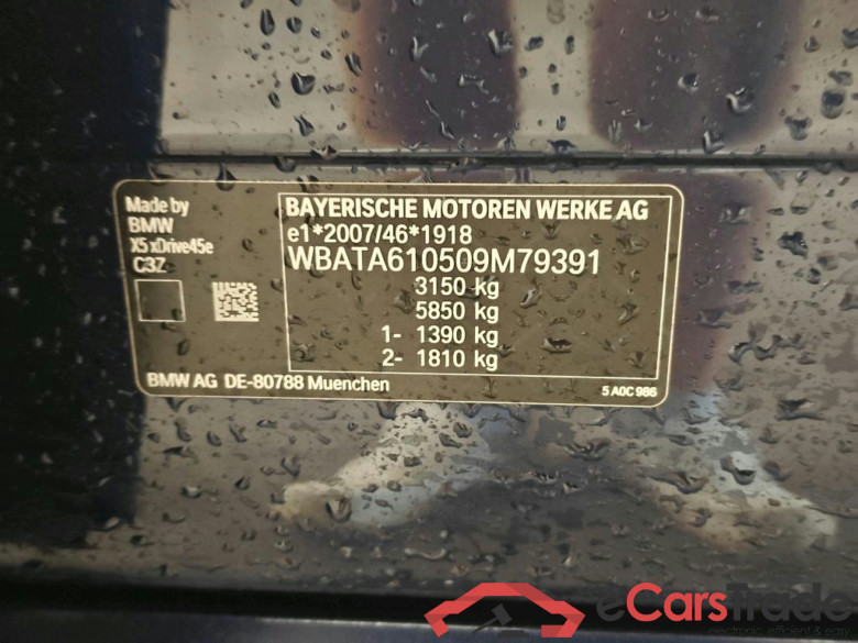 BMW X5 xDrive45e 5d #6