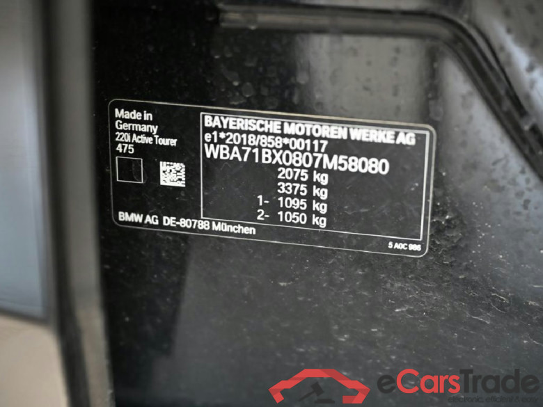 Baureihe 2 Active Tourer 220 i 1.5 125KW AT7 E6d #5