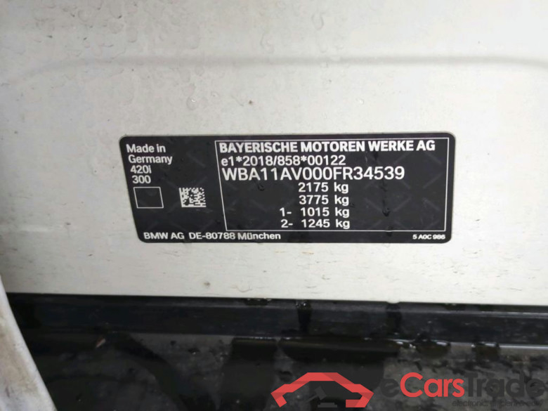 Baureihe 4 Gran Coupe 420 i 2.0 135KW AT8 E6d #4