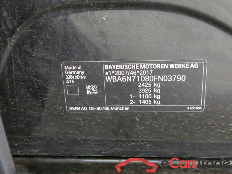Baureihe 3 Touring 330 e xDrive Sport Line 2.0 185KW AT8 E6d #4