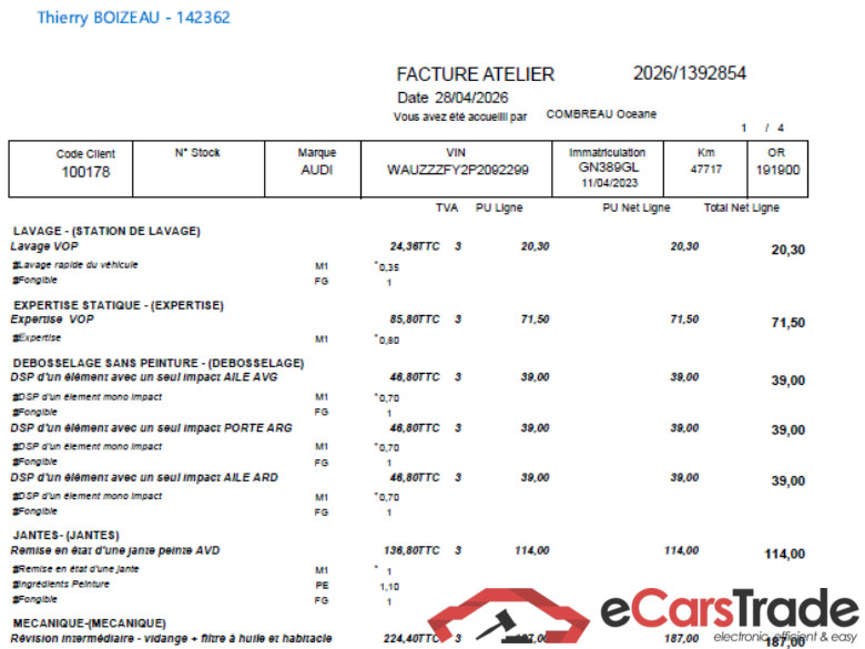 AUDI Q5 / 2020 / 5P / SUV 50 TFSI e 299 QTT S TRONIC 7 DESIGN / PRÊT A VENDRE #4