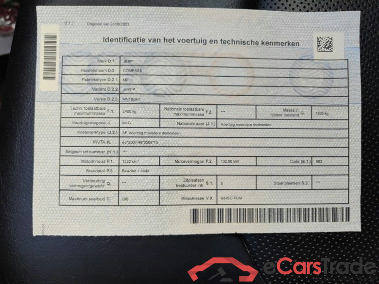 Jeep Compass 1.3 Turbo T4 240 4xe ATX S 5d !!technical issue!! #4