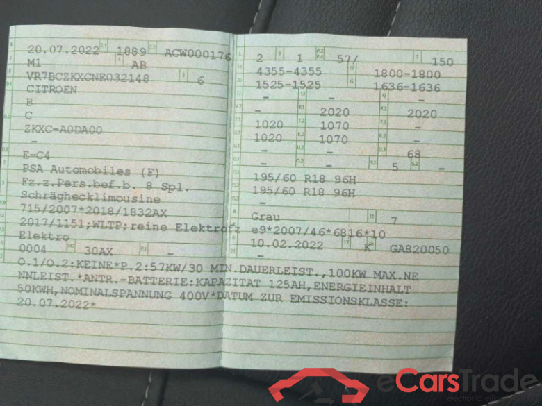 Citroën C4 Lim. (09.2020->) DE - LimS5 Elektromotor, e-Shine, 2020 - 2023 #3
