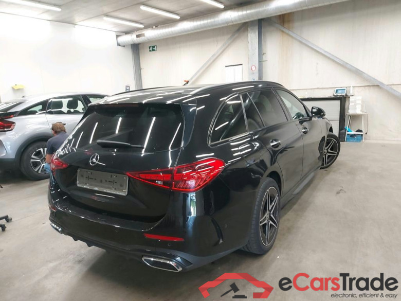 MERCEDES - MER C BREAK 300 e 313PK AMG Line With Climatic & Navigation & Heated & Electric Mem Sport Seats & Cruise Control & Pano Roof & Foldable Trailer Hook   * HYBRID * #2