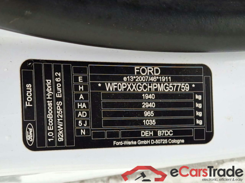 FORD Focus Wagon 1.0 EBH ST L. XBns #4