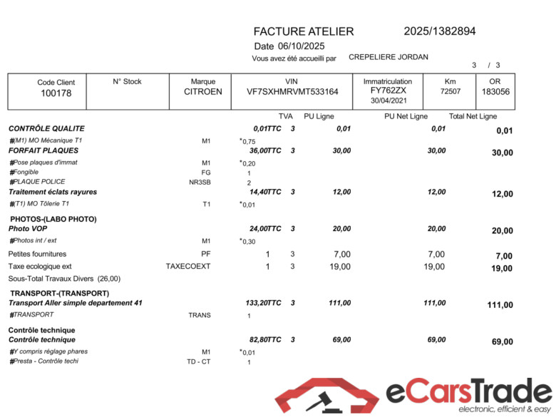 CITROEN C3 / 2020 / 5P / Berline PureTech 83 SS BVM C-Series(SP) / PRÊT A VENDRE #4
