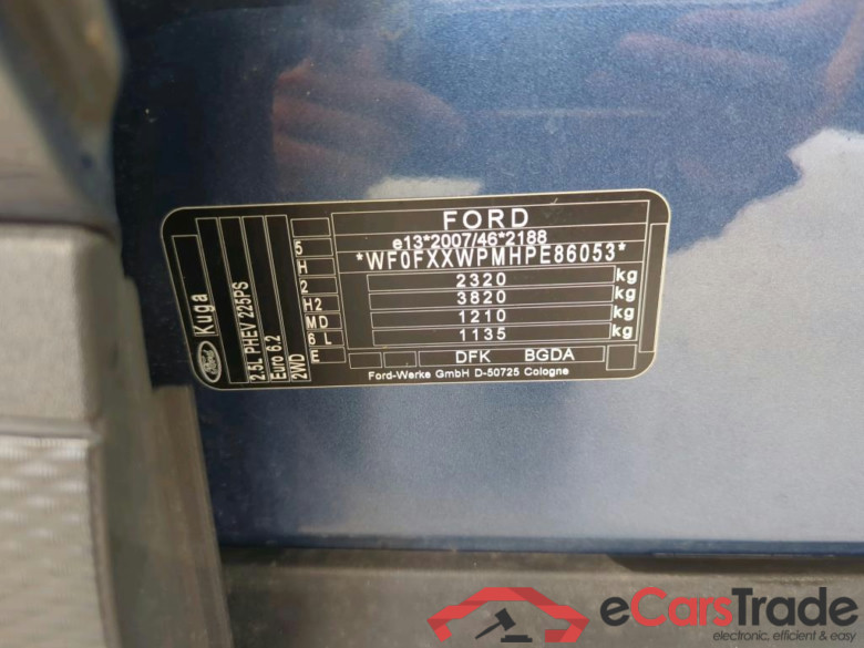 Kuga Plug-In Hybrid Titanium 2.5 165KW ATV E6d #4